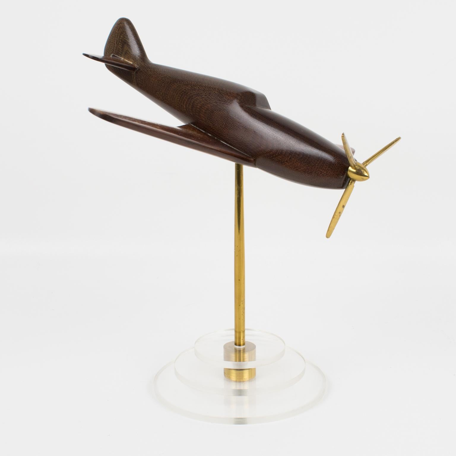 Art Deco Spitfire Bakelite Airplane Aviation Model 6