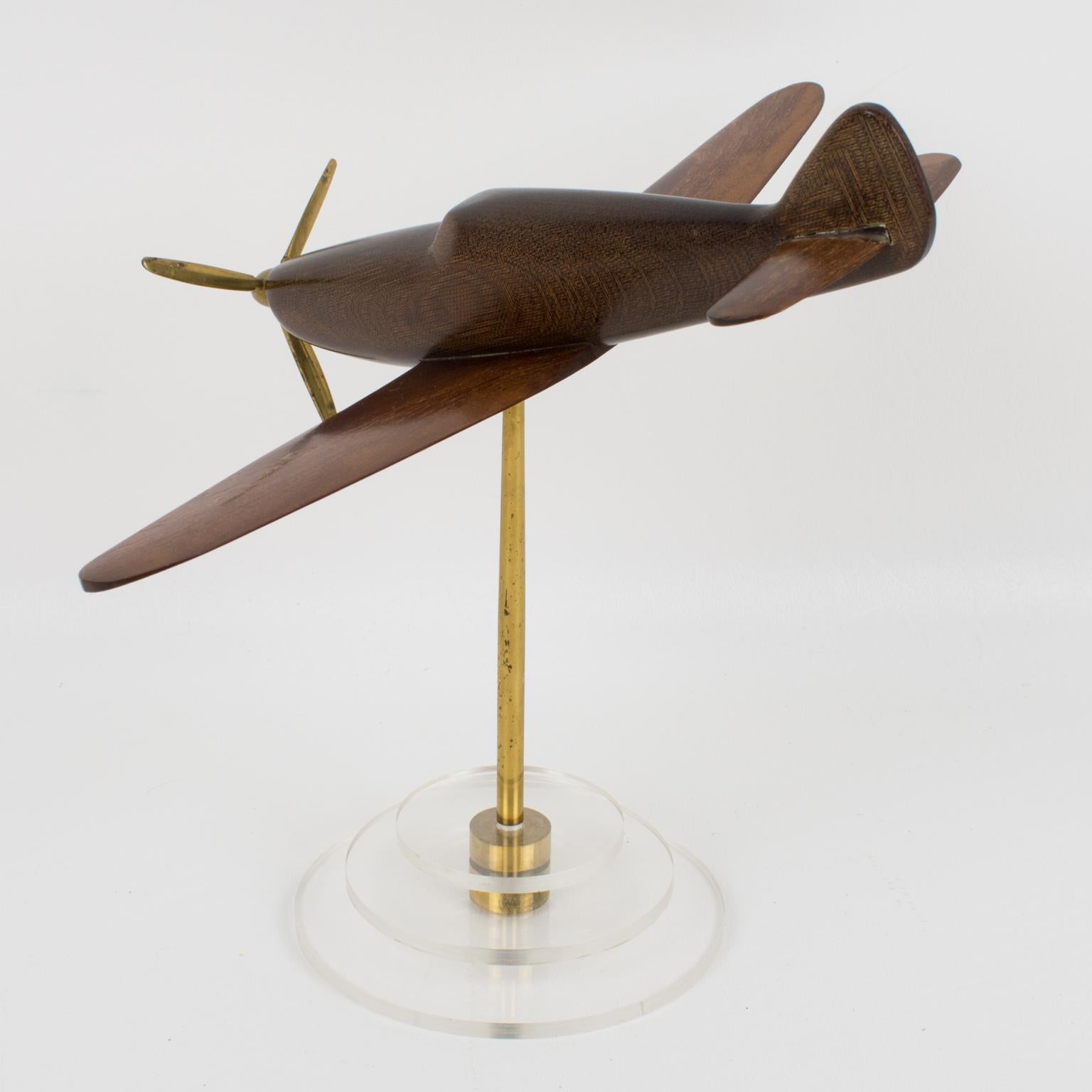 wooden spitfire propeller