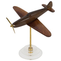 Art Deco Spitfire Bakelite Airplane Aviation Model