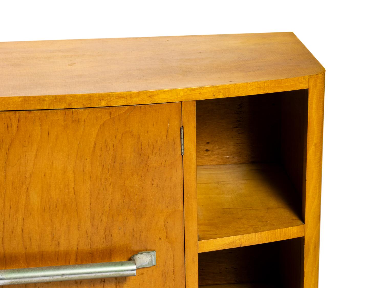 XX secolo Piccola commode in legno d'abete Art Déco, anni '40 in vendita