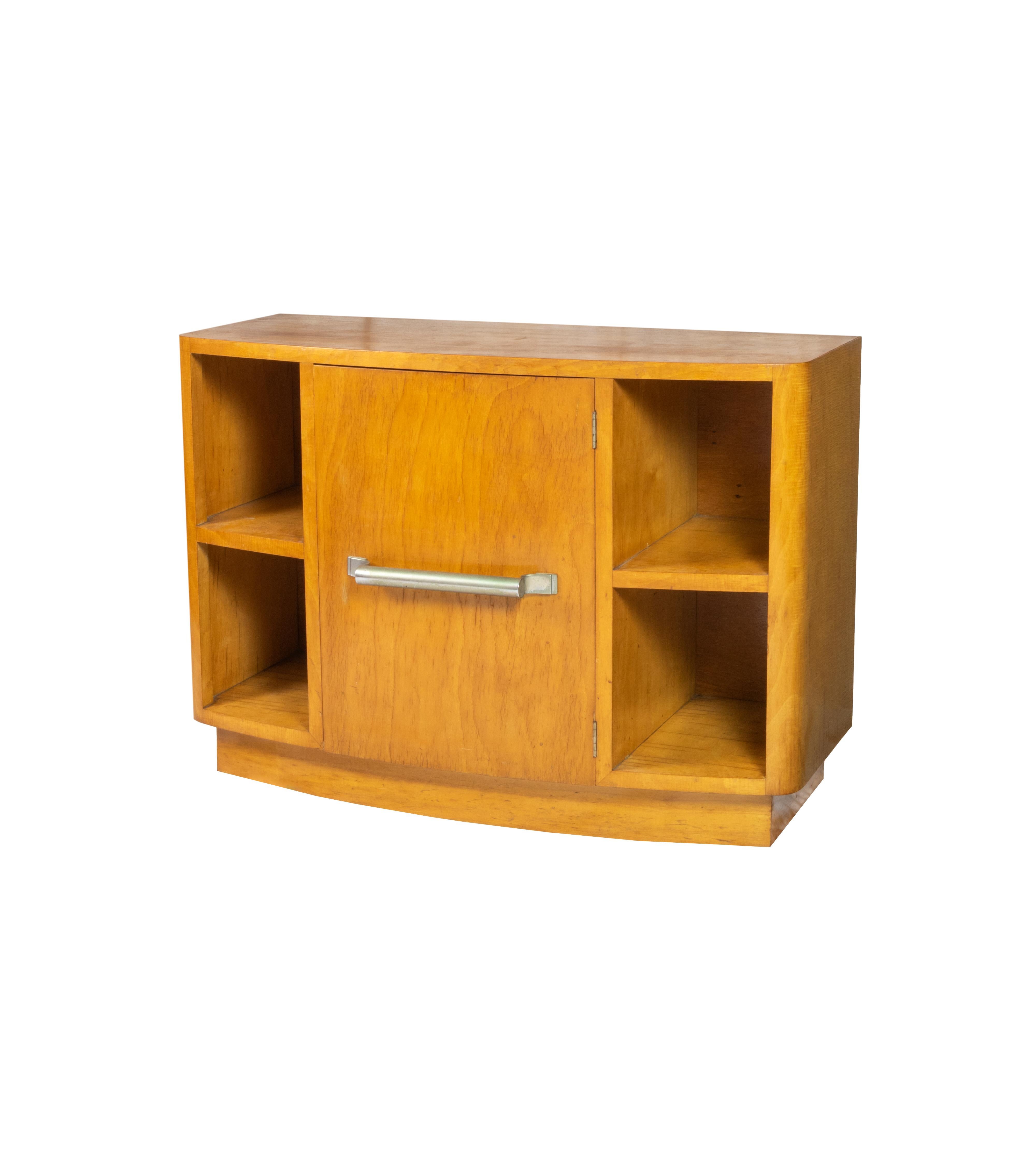 Piccola commode in legno d'abete Art Déco, anni '40 in vendita 2