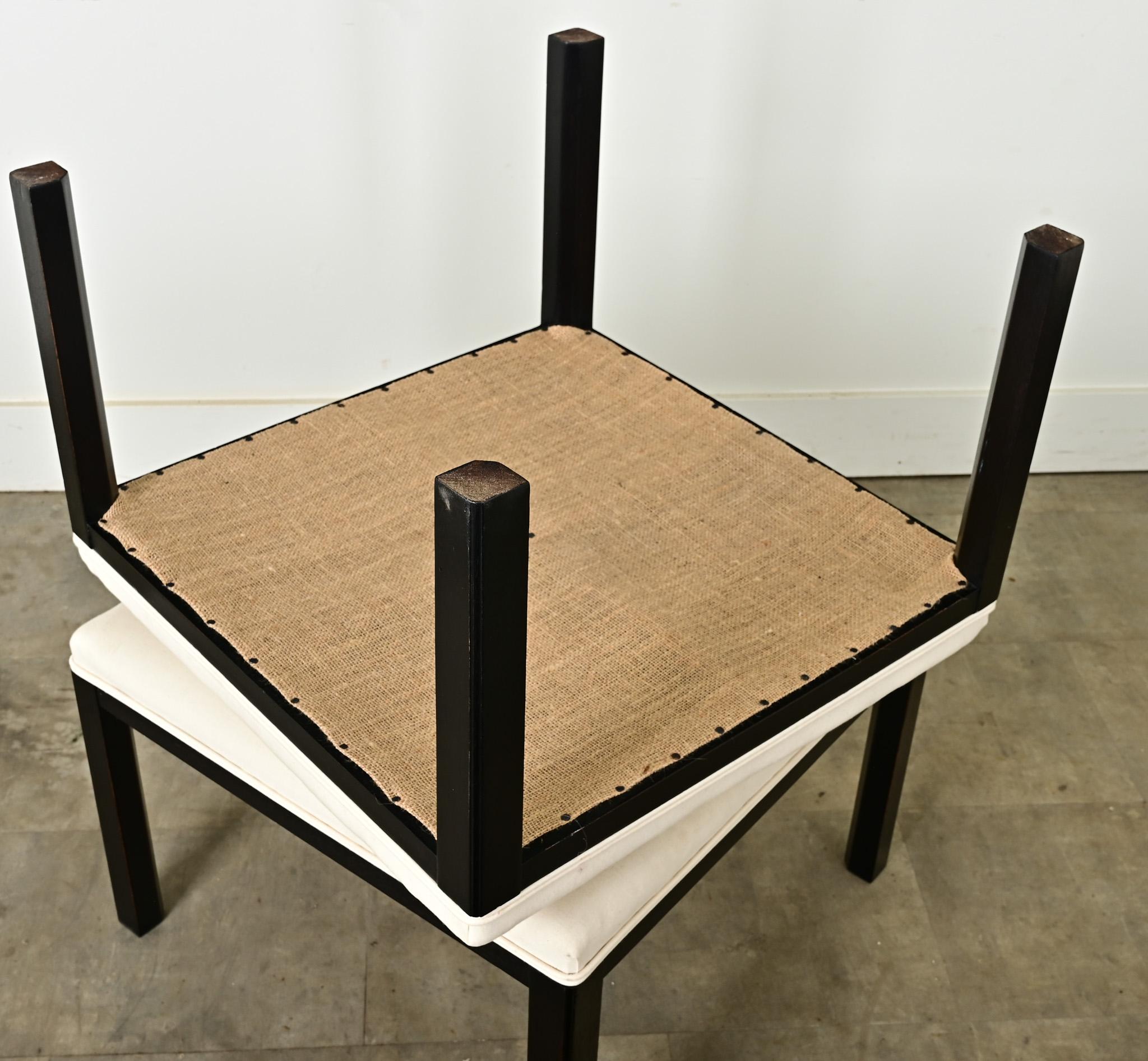 Art Deco Square Bench For Sale 5