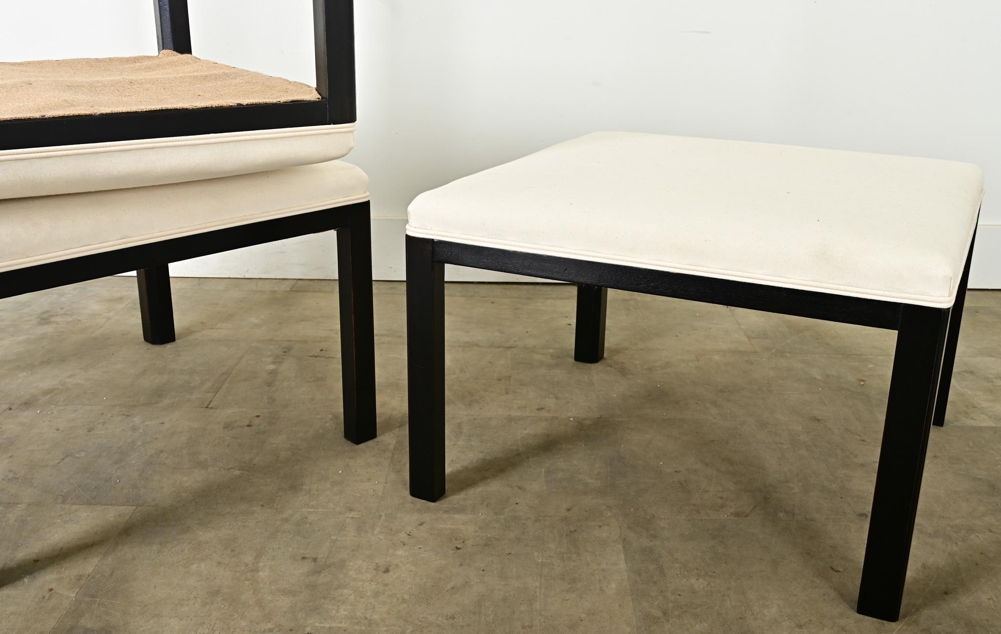 Art Deco Square Bench For Sale 6