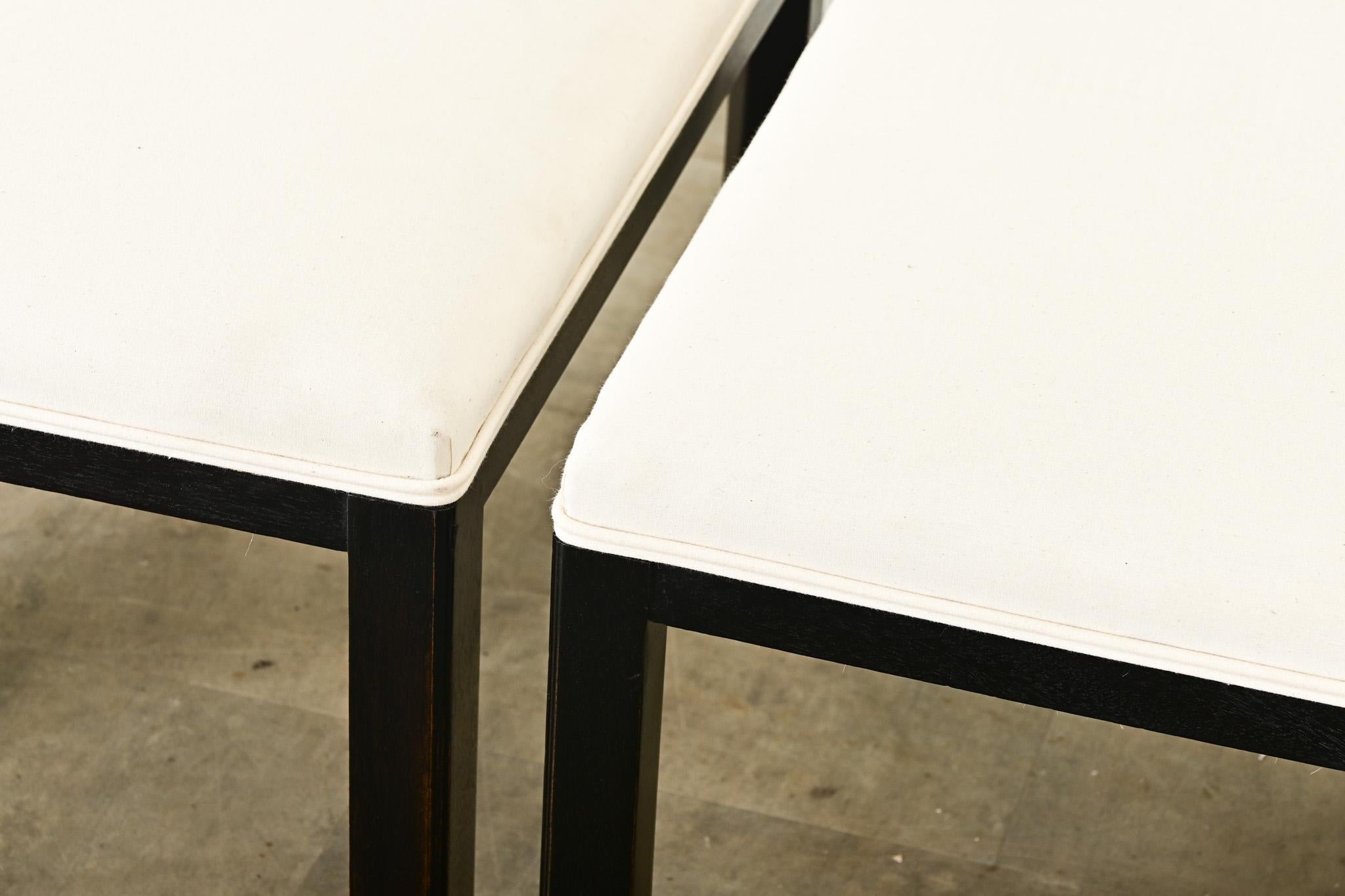 Art Deco Square Bench In Good Condition For Sale In Baton Rouge, LA