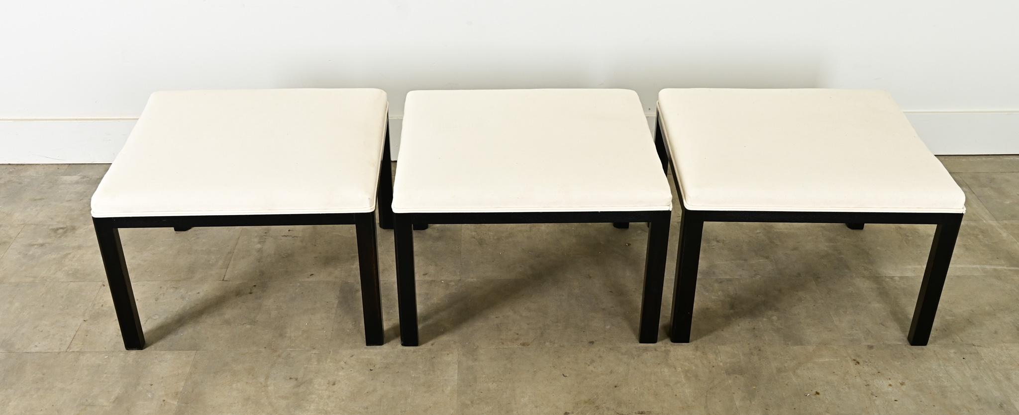 20th Century Art Deco Square Bench For Sale