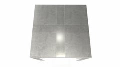 Art Deco Square Drink Center Tables Fine Hammered White Bronze by Alison Spear