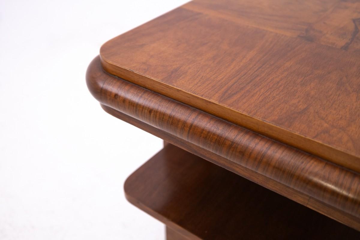 20th Century Art Deco square table from the 1950s, Poland. For Sale