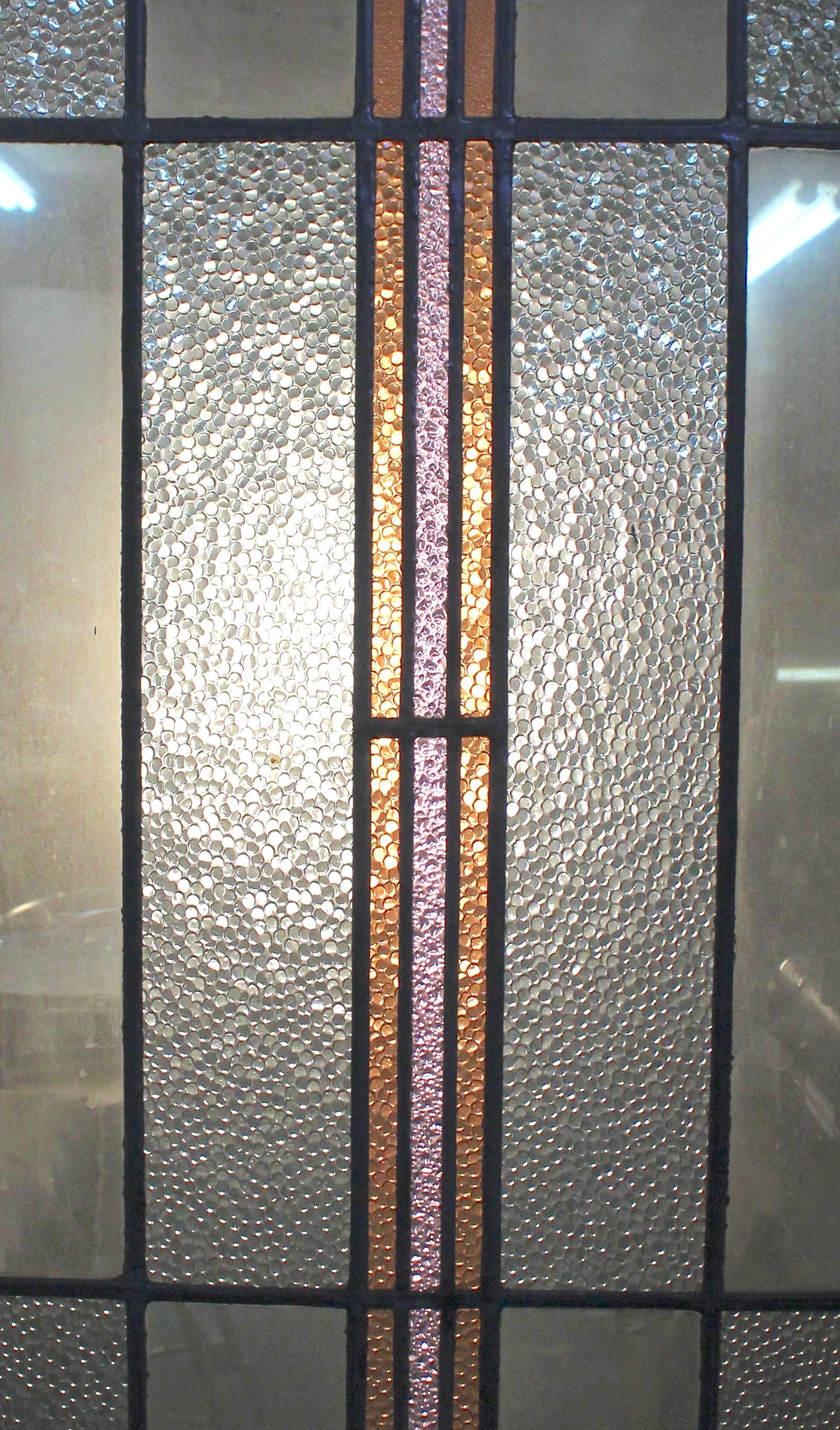 XX secolo Porta Art Deco Stained Glass 27