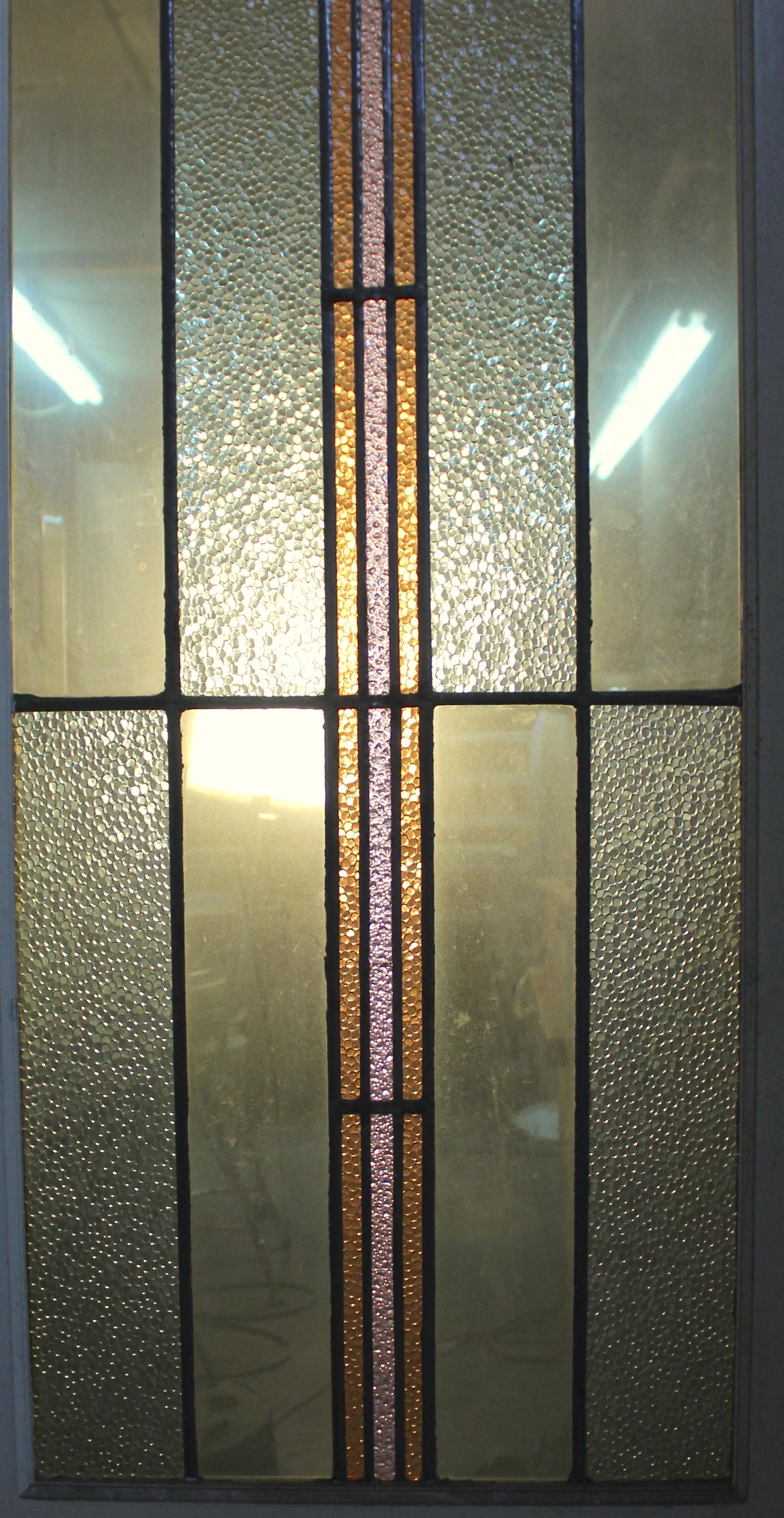 Vetro colorato Porta Art Deco Stained Glass 27