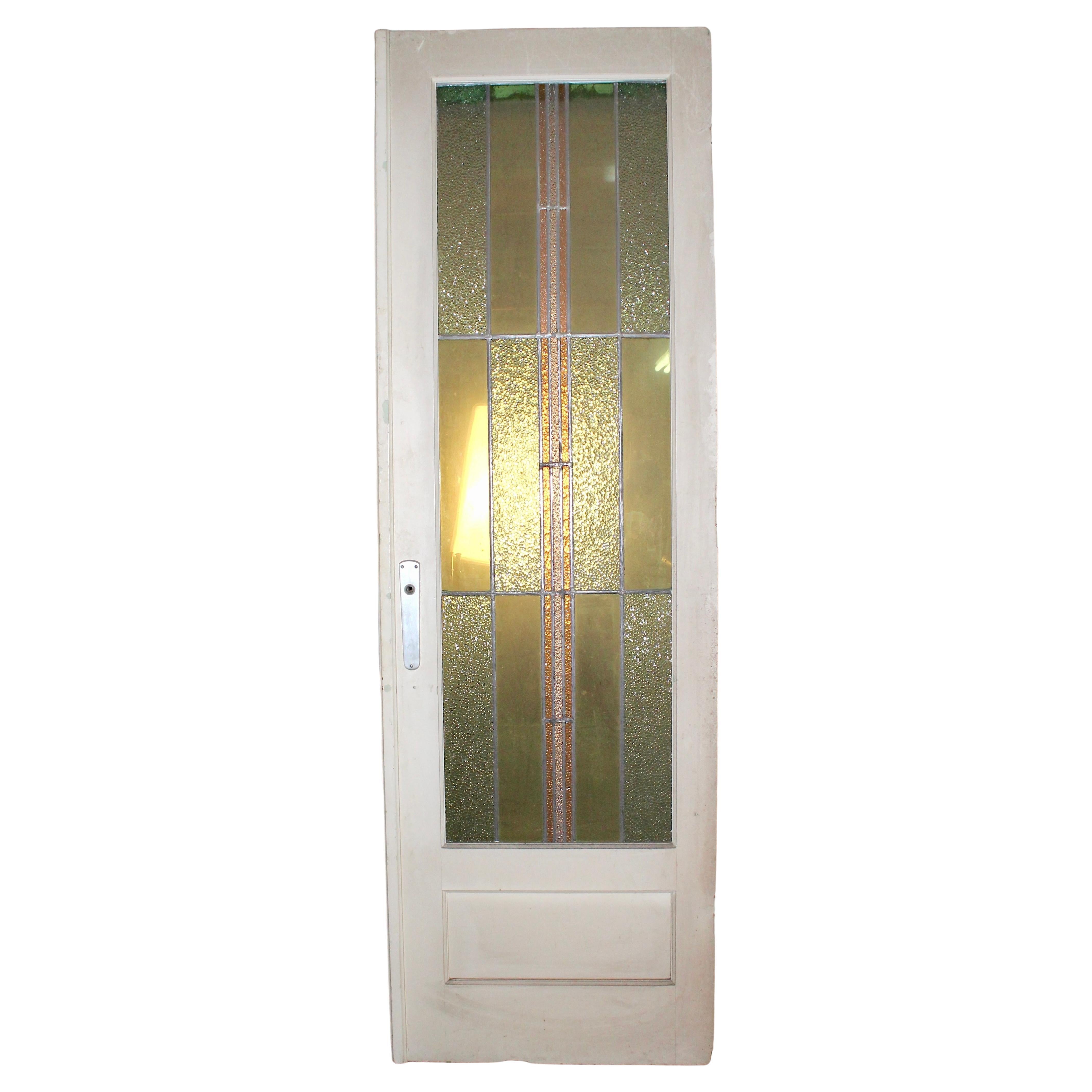 Puerta Art Decó Stained glass 27" x 86