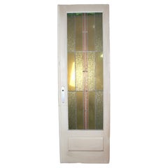Art Deco Stained Glass Door 27" x 86"