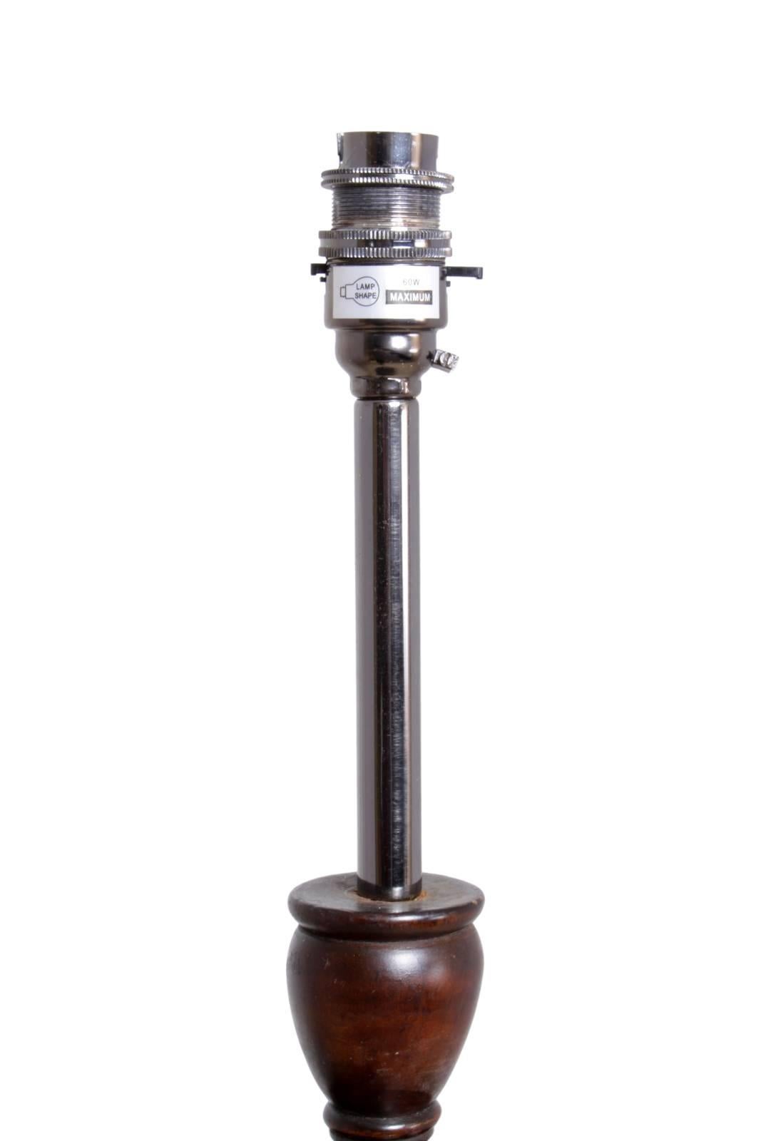 Art Deco Standard Lamp in Macassar Ebony 3