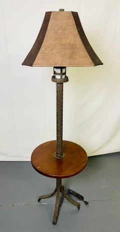 Art Deco Standing Floor, Tall Lamp, Attributed to Oscar Bach