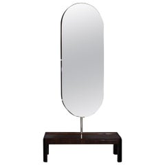 Art Deco Standing Rotable Mirror, 1930s
