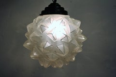Art Deco Starburst Pendant Light, 1930s