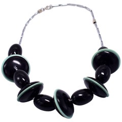 Art Deco Statement Necklace by Jacob Bengel, circa 1930
