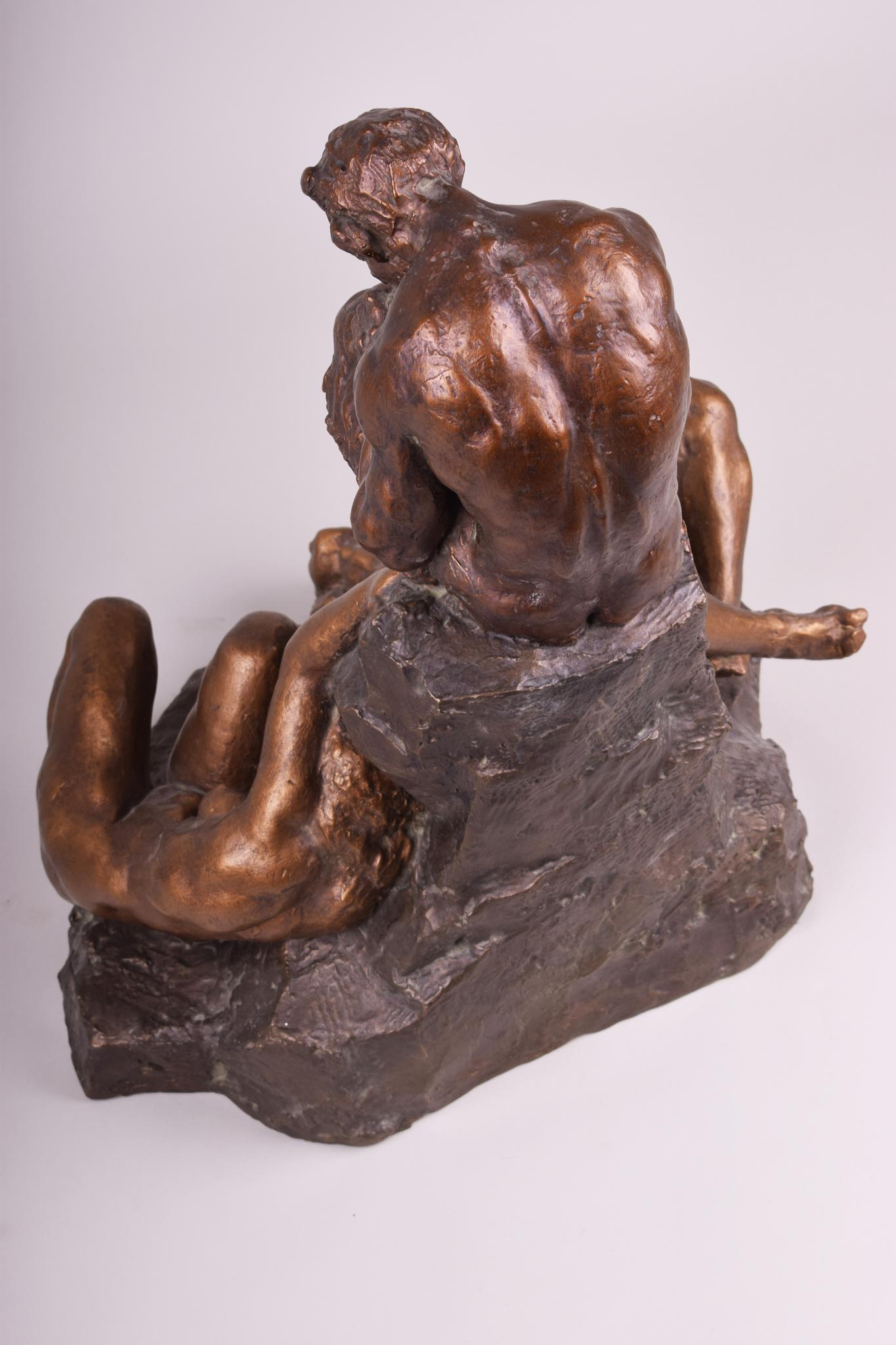 Early 20th Century Art Deco Statue, Bronze, Czech Republic, Original Condition, 1920s For Sale