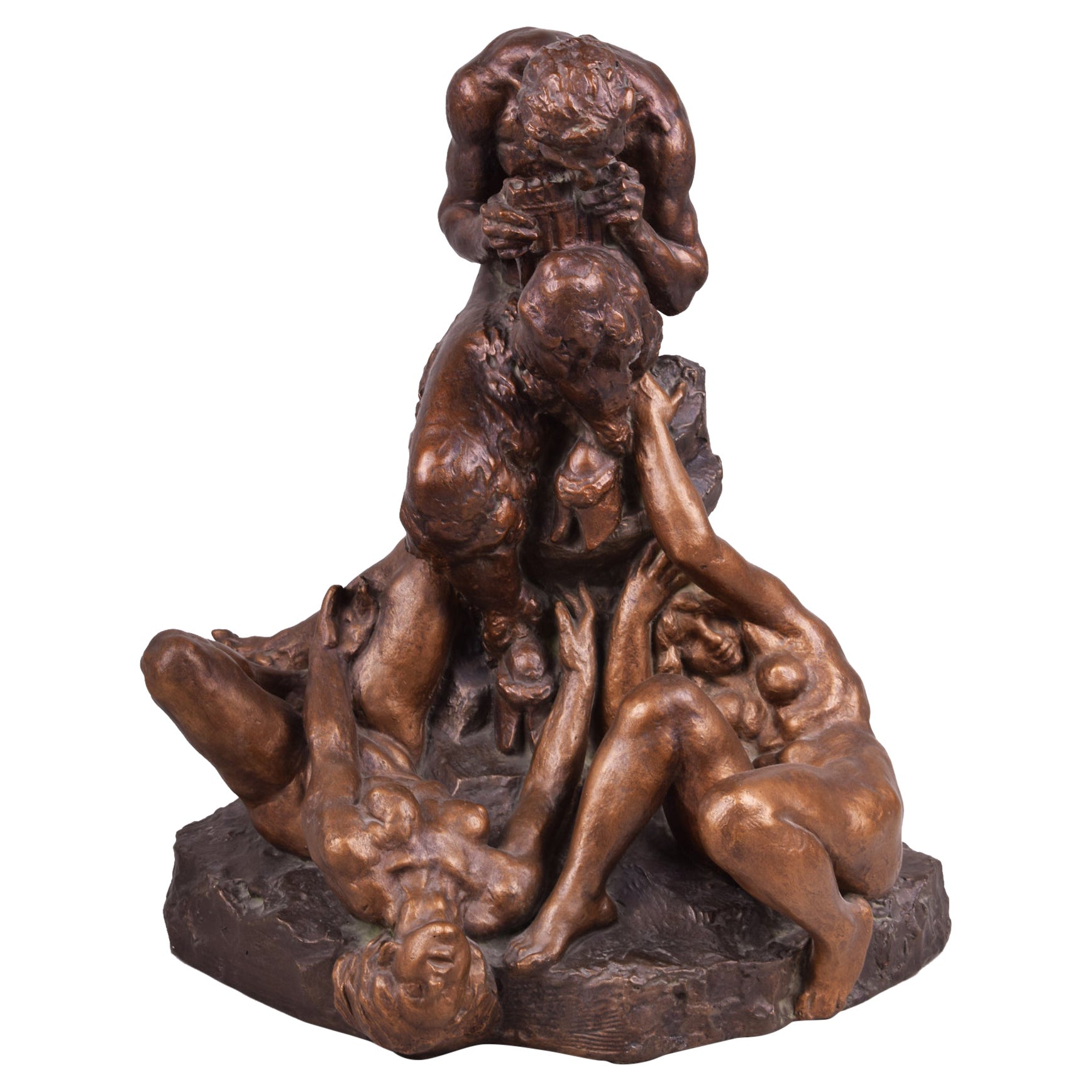 Art Deco Statue, Bronze, Czech Republic, Original Condition, 1920s