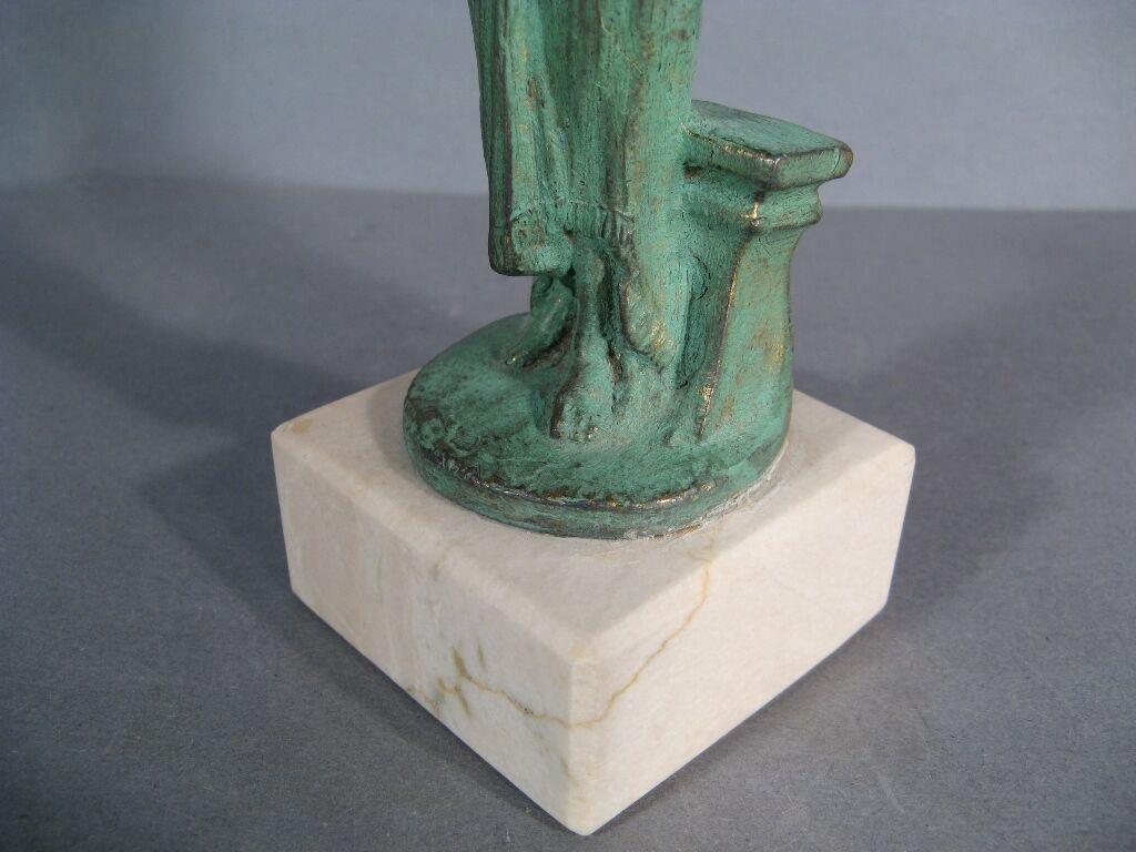 Empire Statuette Art déco d'une femme avec un cimitre par A. Rucho (1930s) -1Y06