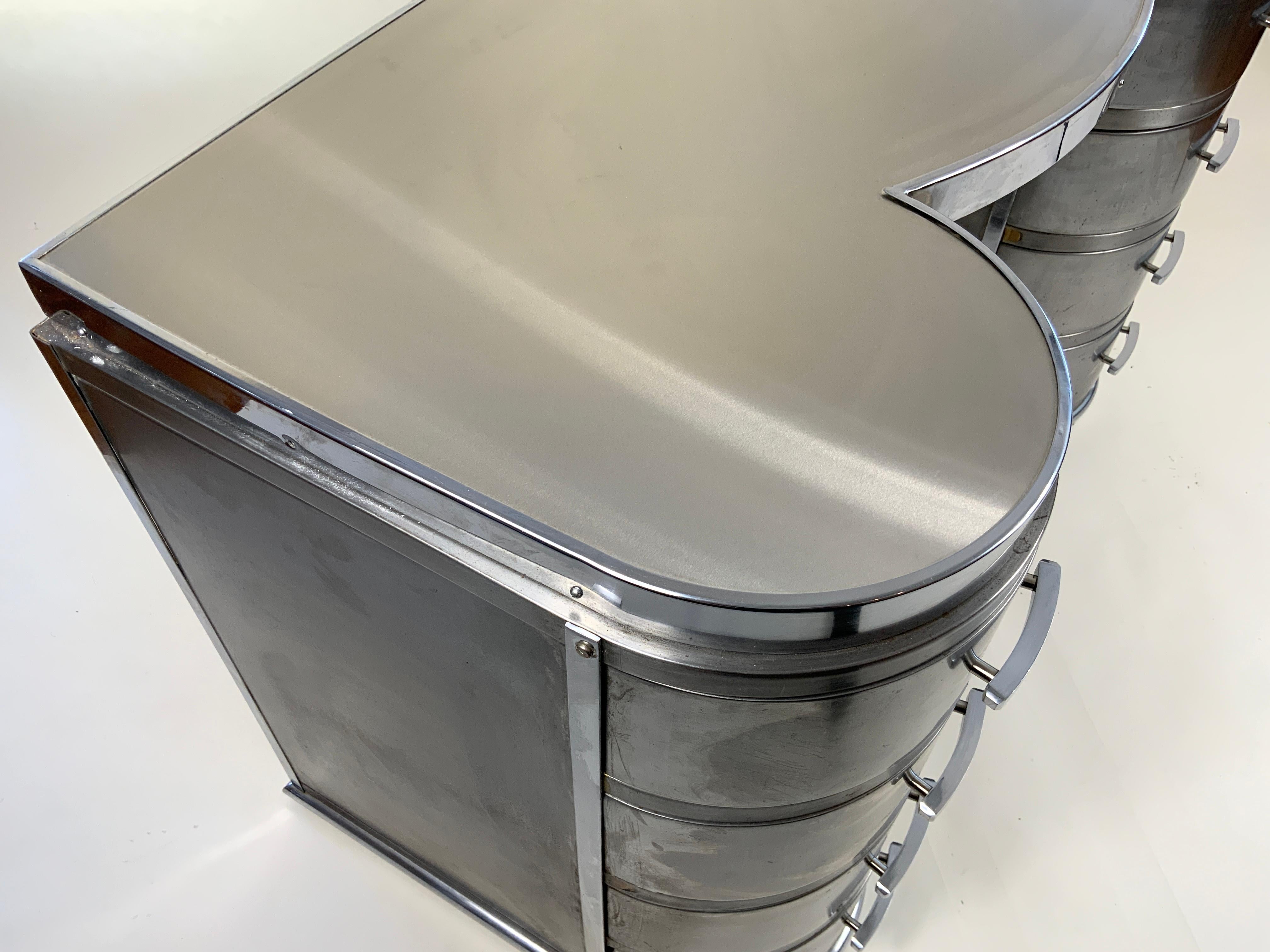 Art Deco Steel Table Attributed to Hawker Aircraft, 1930’s - 1940’s For Sale 1