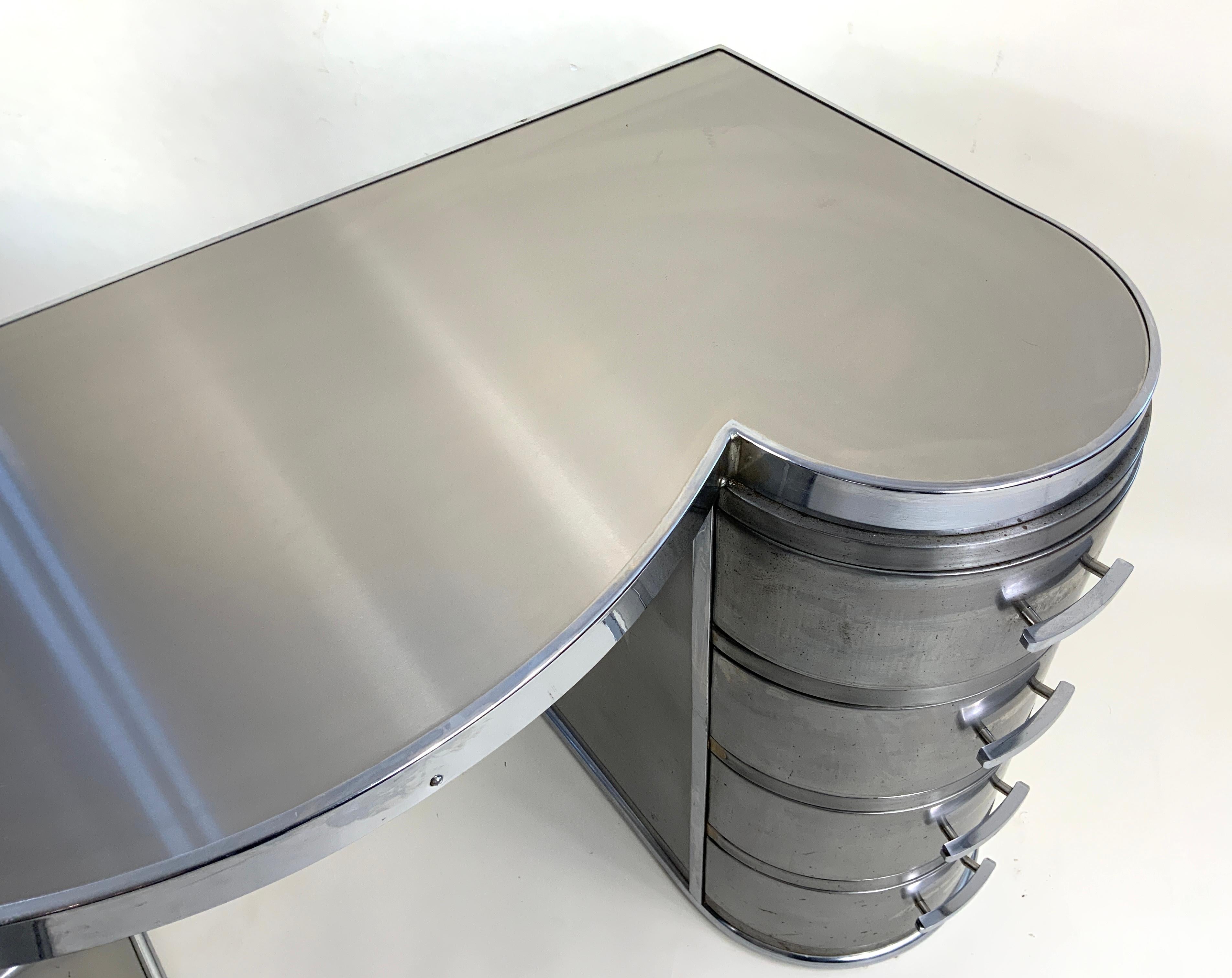 Art Deco Steel Table Attributed to Hawker Aircraft, 1930’s - 1940’s For Sale 2