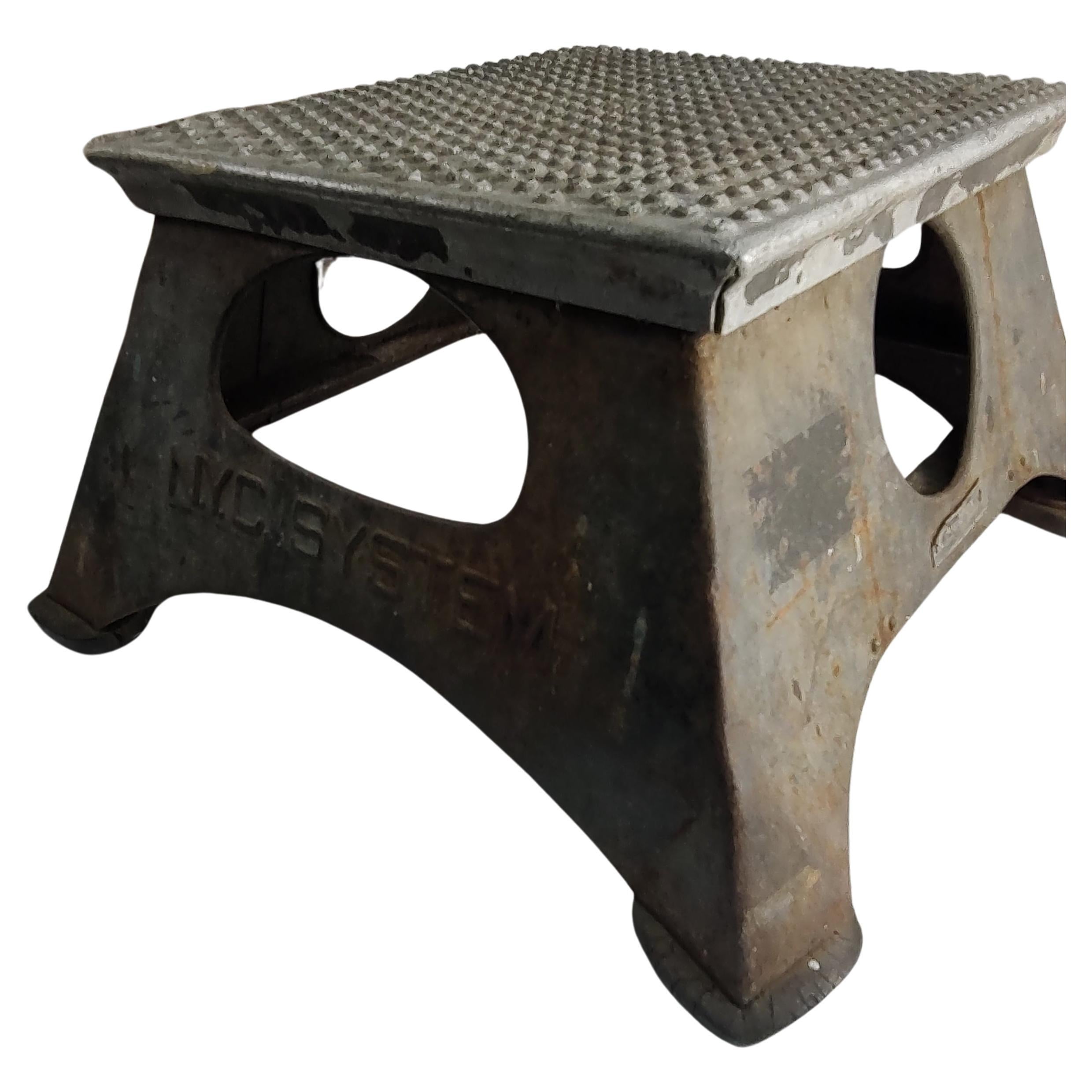 Art Deco Step Stool for New York Central Railroad System C1938