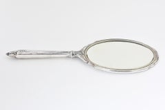 Set di cassettiere floreali in argento e smalto Art Deco, 6 pezzi di Saart Brothers