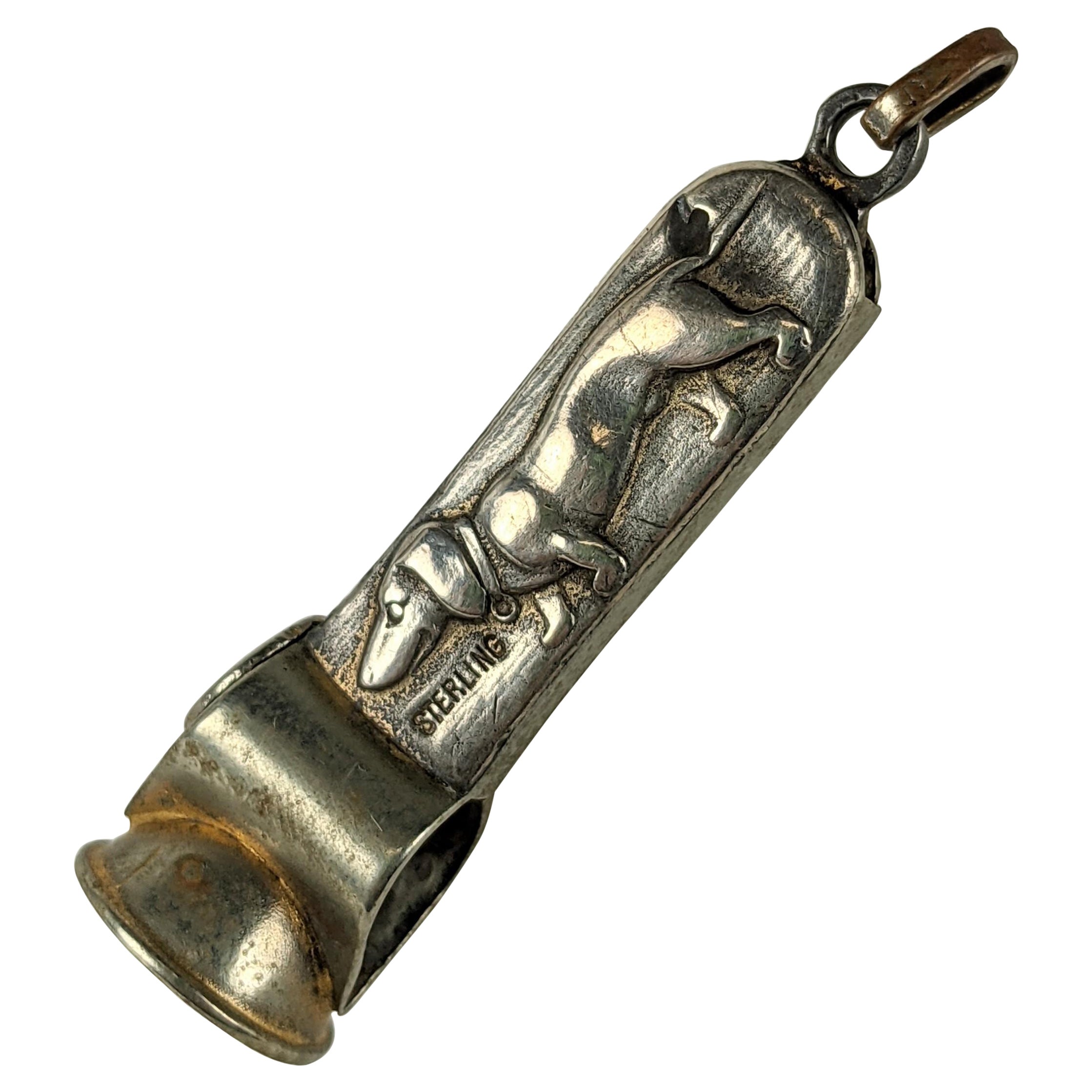 Zigarettenschliff aus Sterlingsilber, Art déco im Angebot