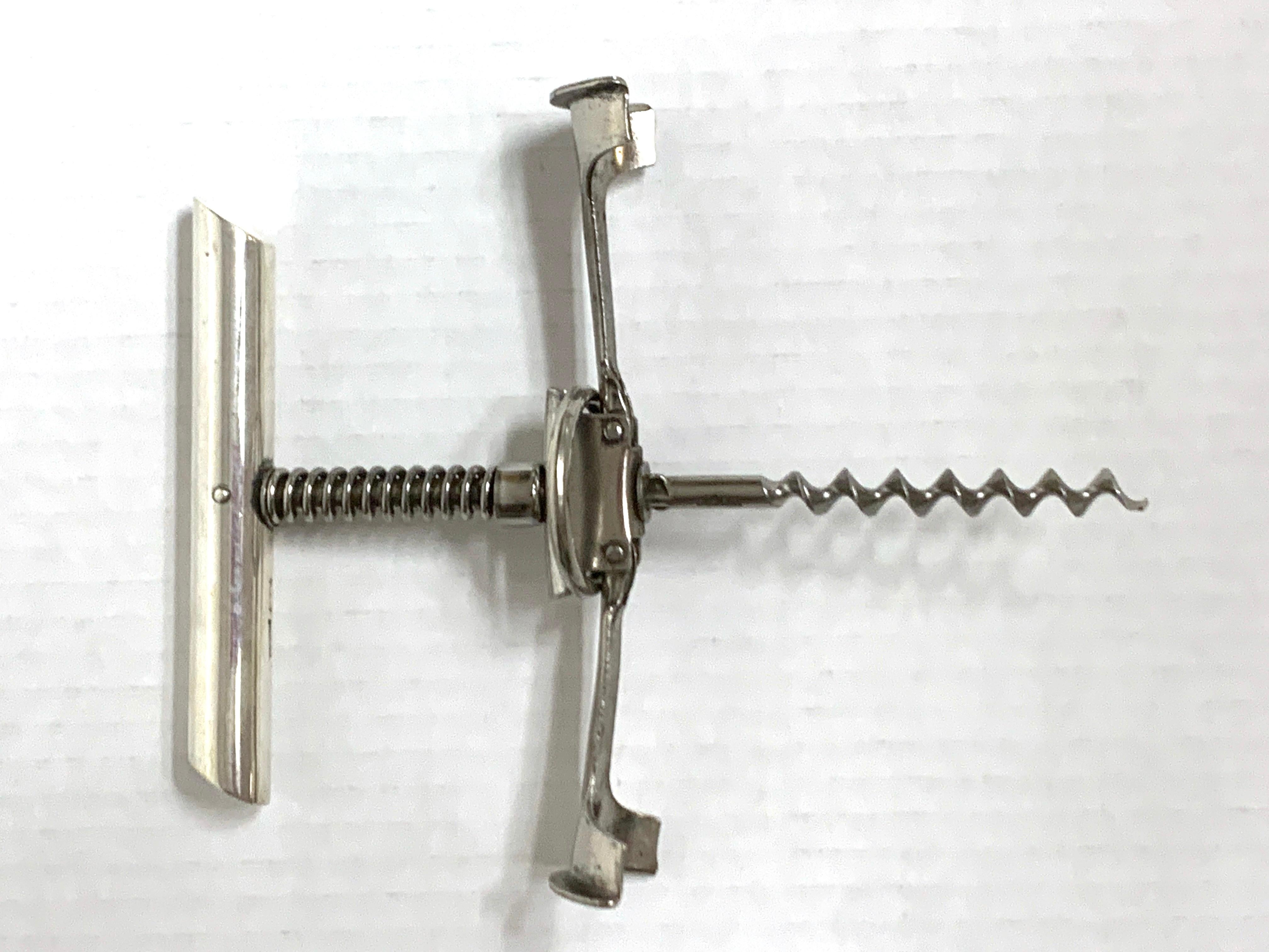 Art Deco Sterling 'Kinetic' Corkscrew In Good Condition In West Palm Beach, FL