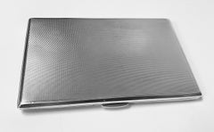 Art Deco Sterling Mappin & Webb Cigarette Case Chester, 1933