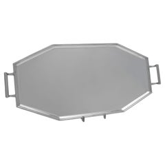 Bandeja para barra de plata de ley Art decó - con matasellos de Sheffield de 1936