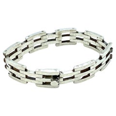 Art Deco Style Sterling Silver Bracelet