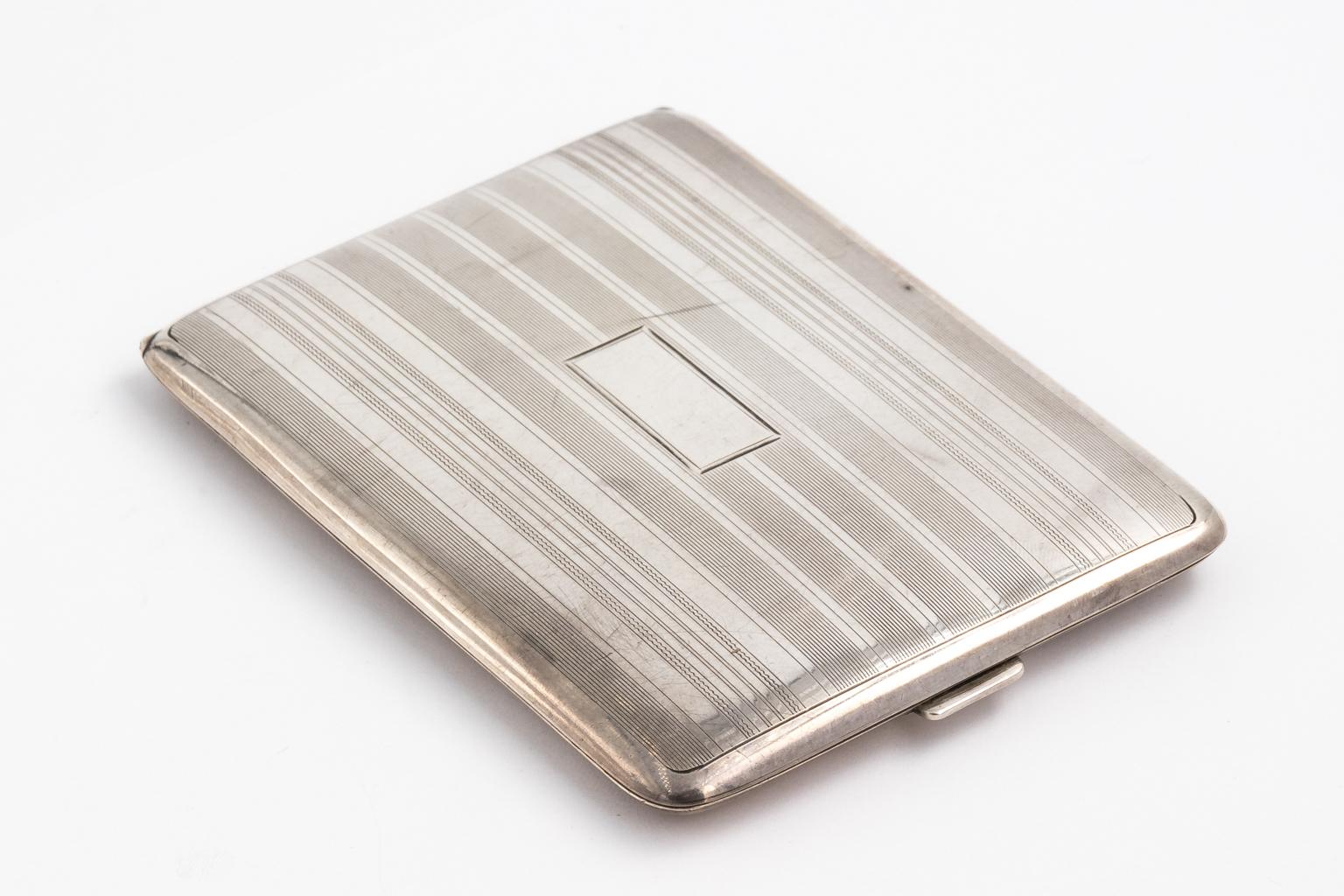 Art Deco Sterling Silver Card Case 8
