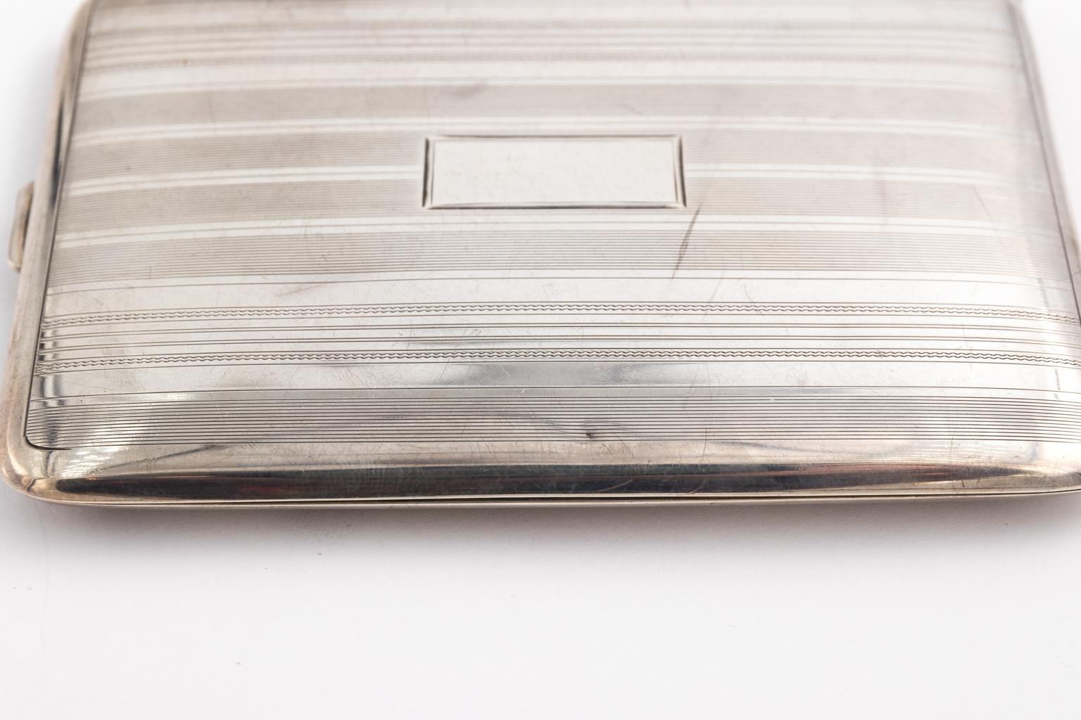 Art Deco Sterling Silver Card Case 9