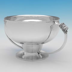 Art Deco Sterling Silver Centrepiece Bowl, Birmingham 1938