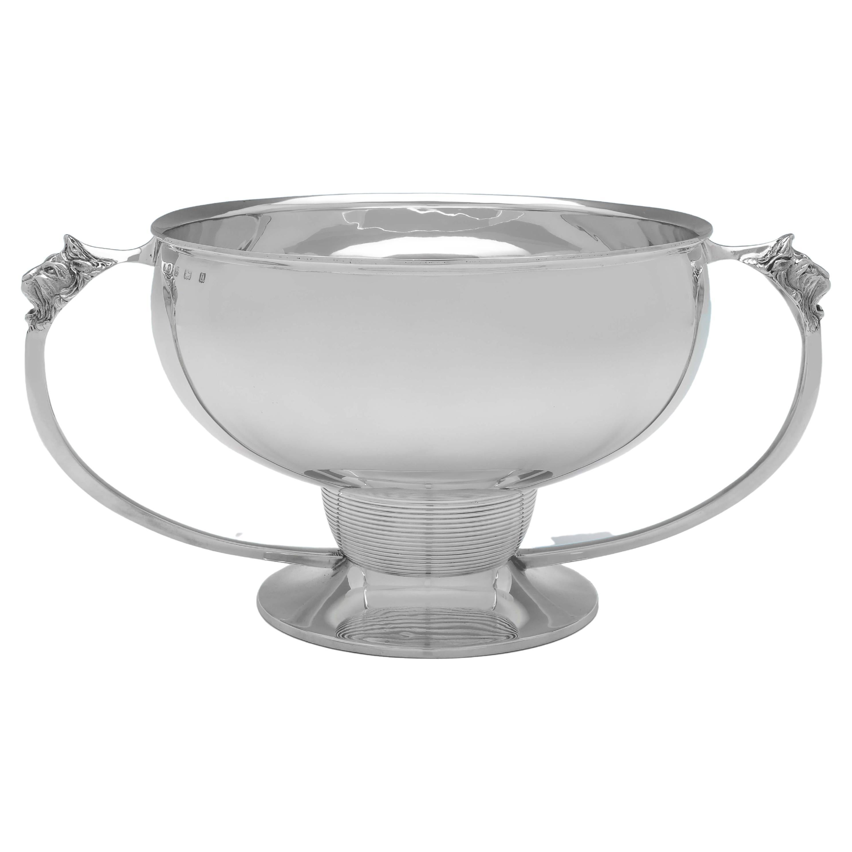 Art Deco Sterling Silver Centrepiece Bowl, Birmingham 1938