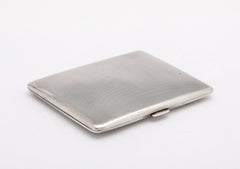 Art Deco Sterlingsilber Zigaretten- und Zigarettenetui - Goldschmiede und Silberschmiede