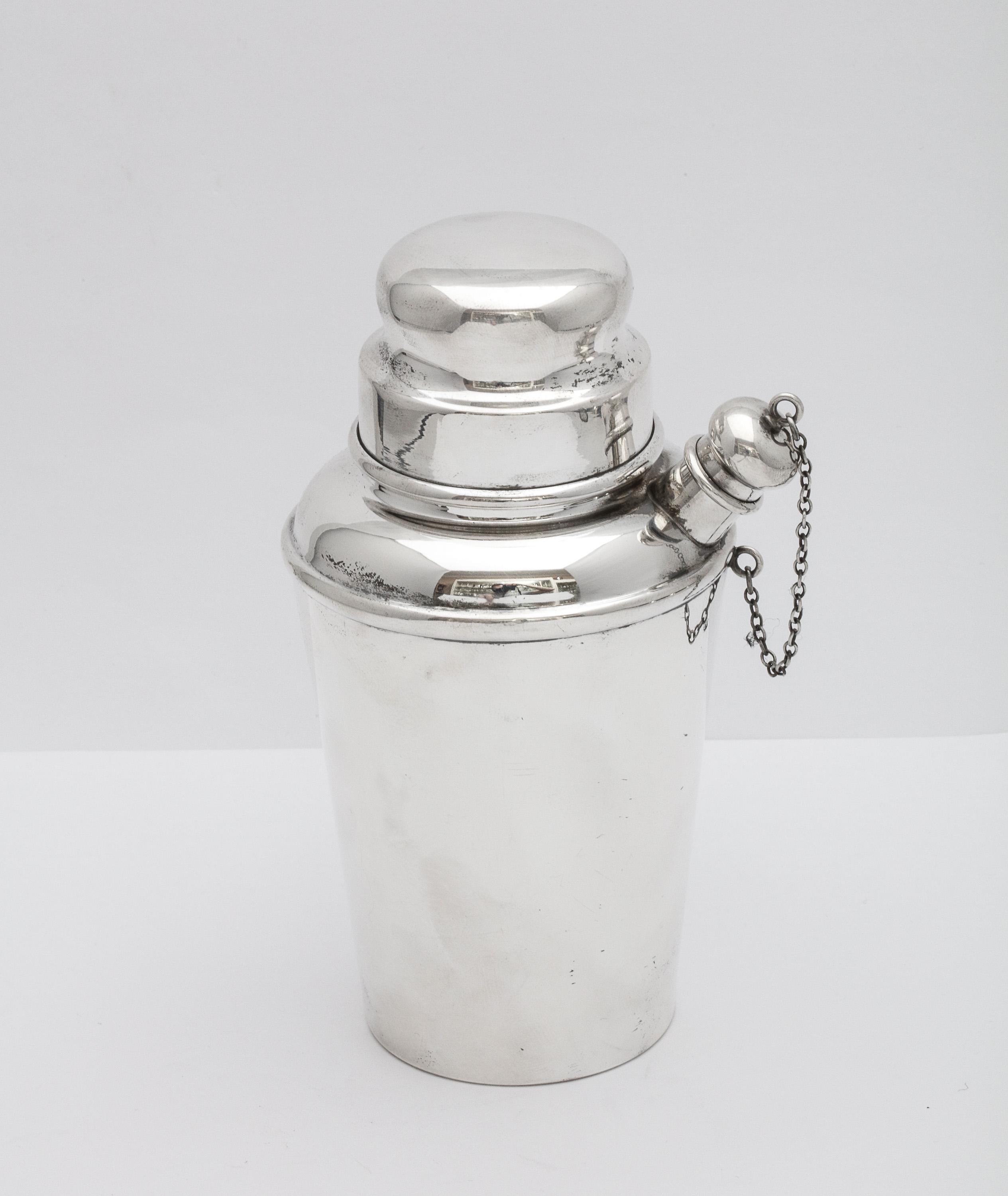 Art Deco Sterling Silver Cocktail Shaker - by Currier & Roby 9