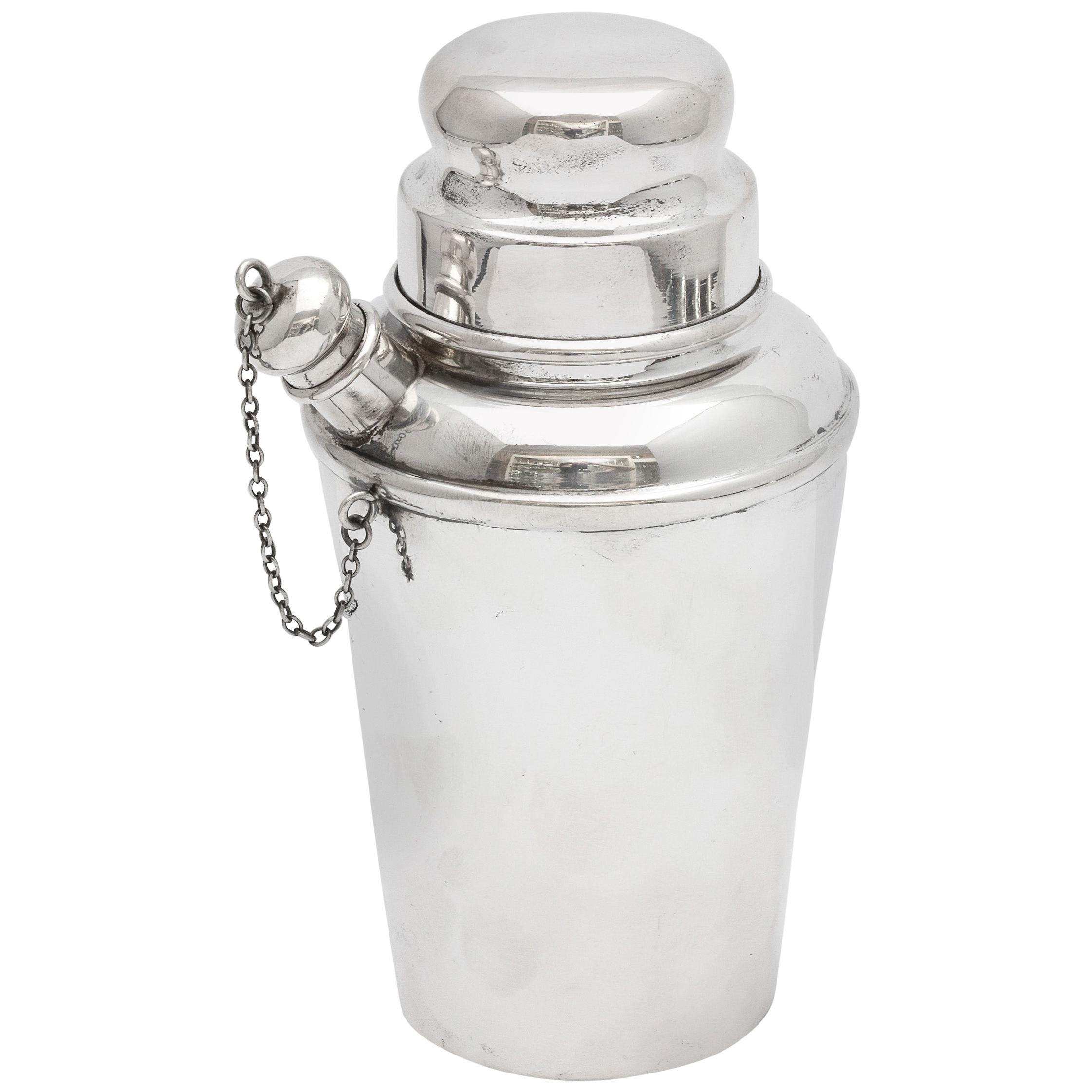 Art Deco Sterling Silver Cocktail Shaker - by Currier & Roby