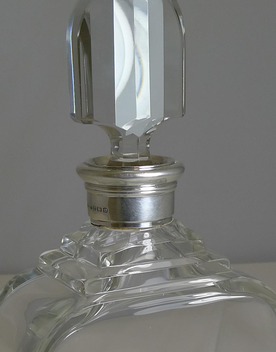 A magnificent top-notch English cut crystal decanter by the crème de la crème of English silversmith's and retailers, Asprey and Co. Ltd.

Asprey, founded in 1781 by William Asprey, was originally based in Mitcham, Surrey until the company moved
