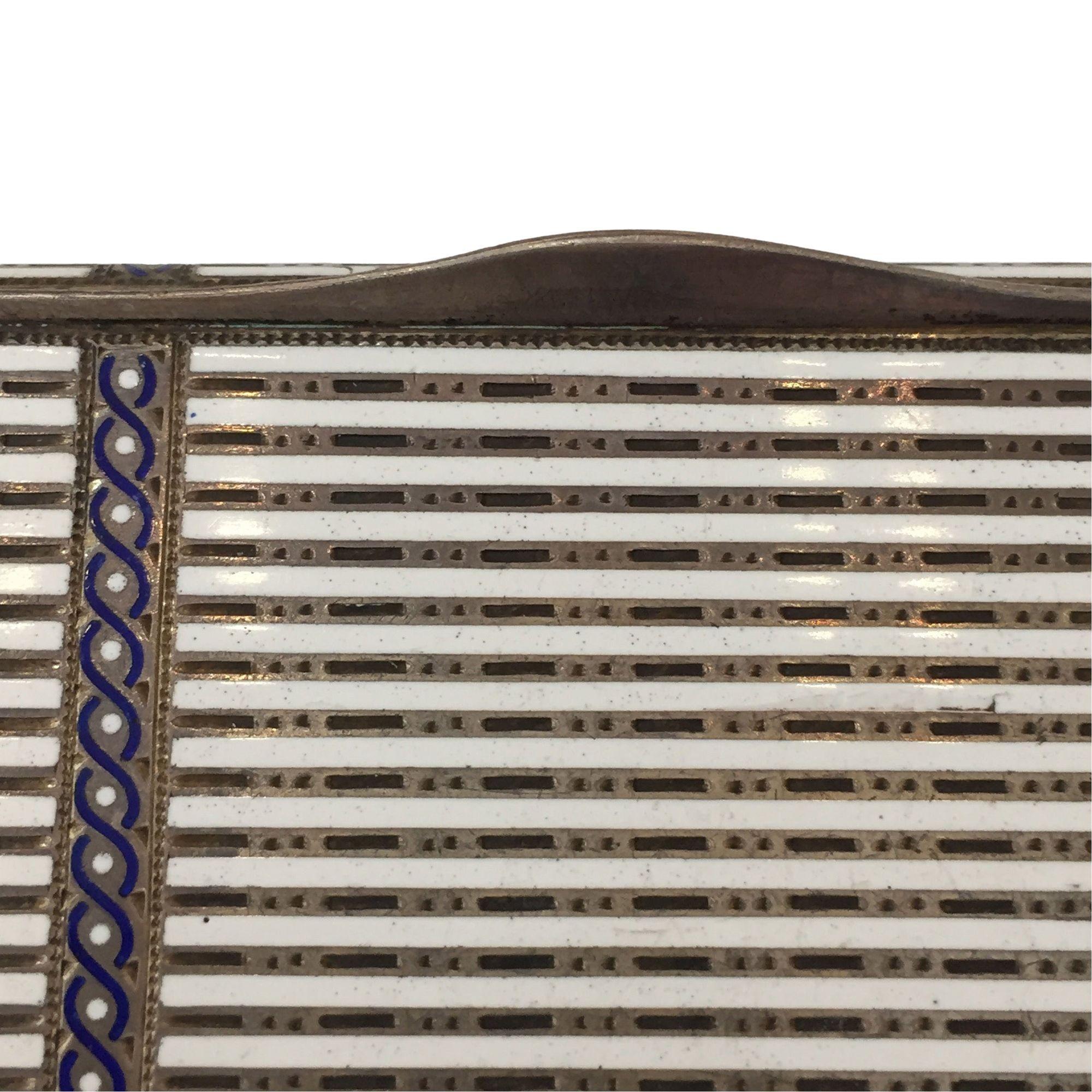 Argento 925 Astuccio in argento Sterling Art Deco di Aage Hjalmer Steenberg, Danimarca, 1934 in vendita