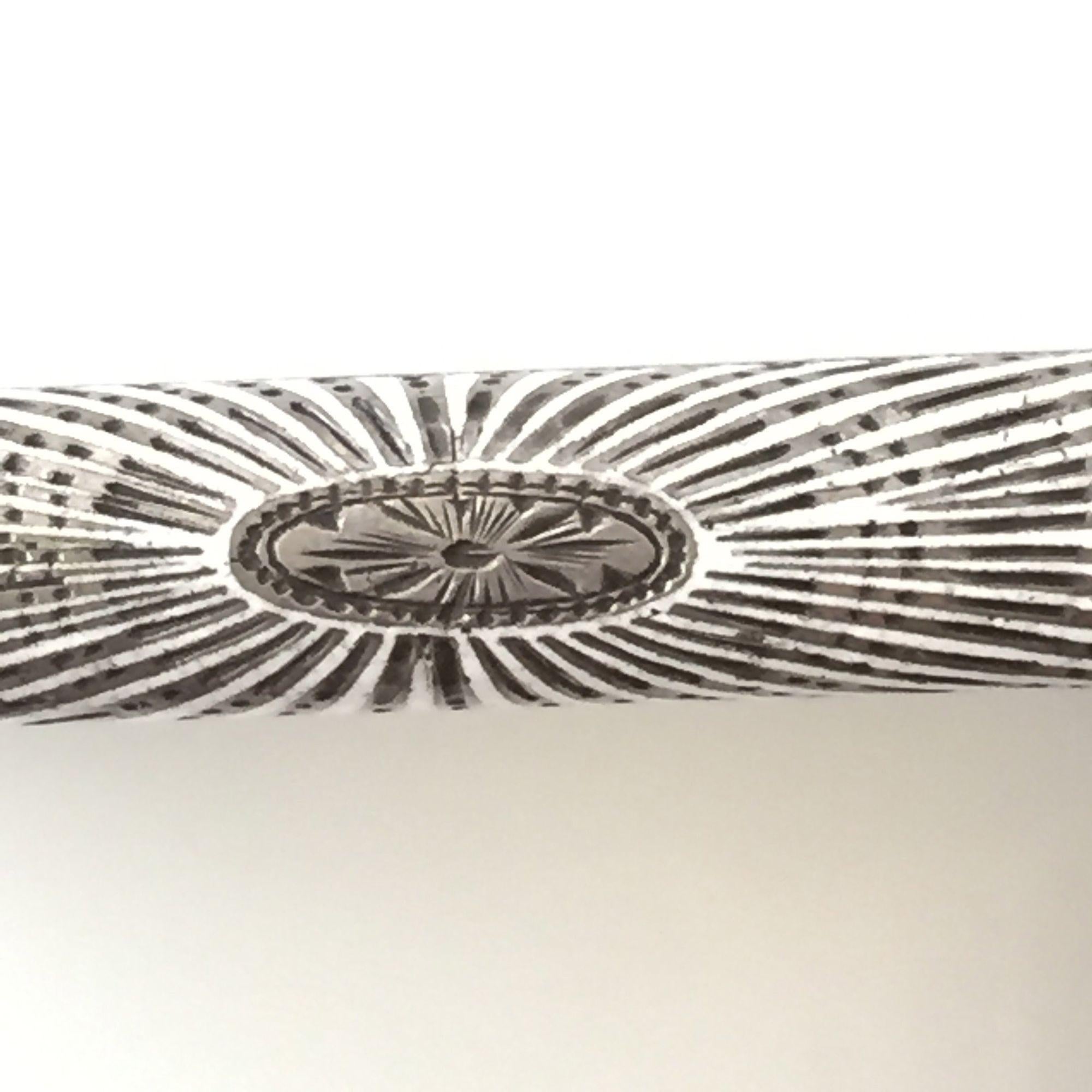 Astuccio in argento Sterling Art Deco di Aage Hjalmer Steenberg, Danimarca, 1934 in vendita 2