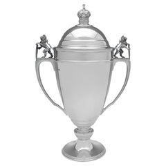 Art Deco Sterling Silver Cup 
Cover, Mappin 
Webb, 1937