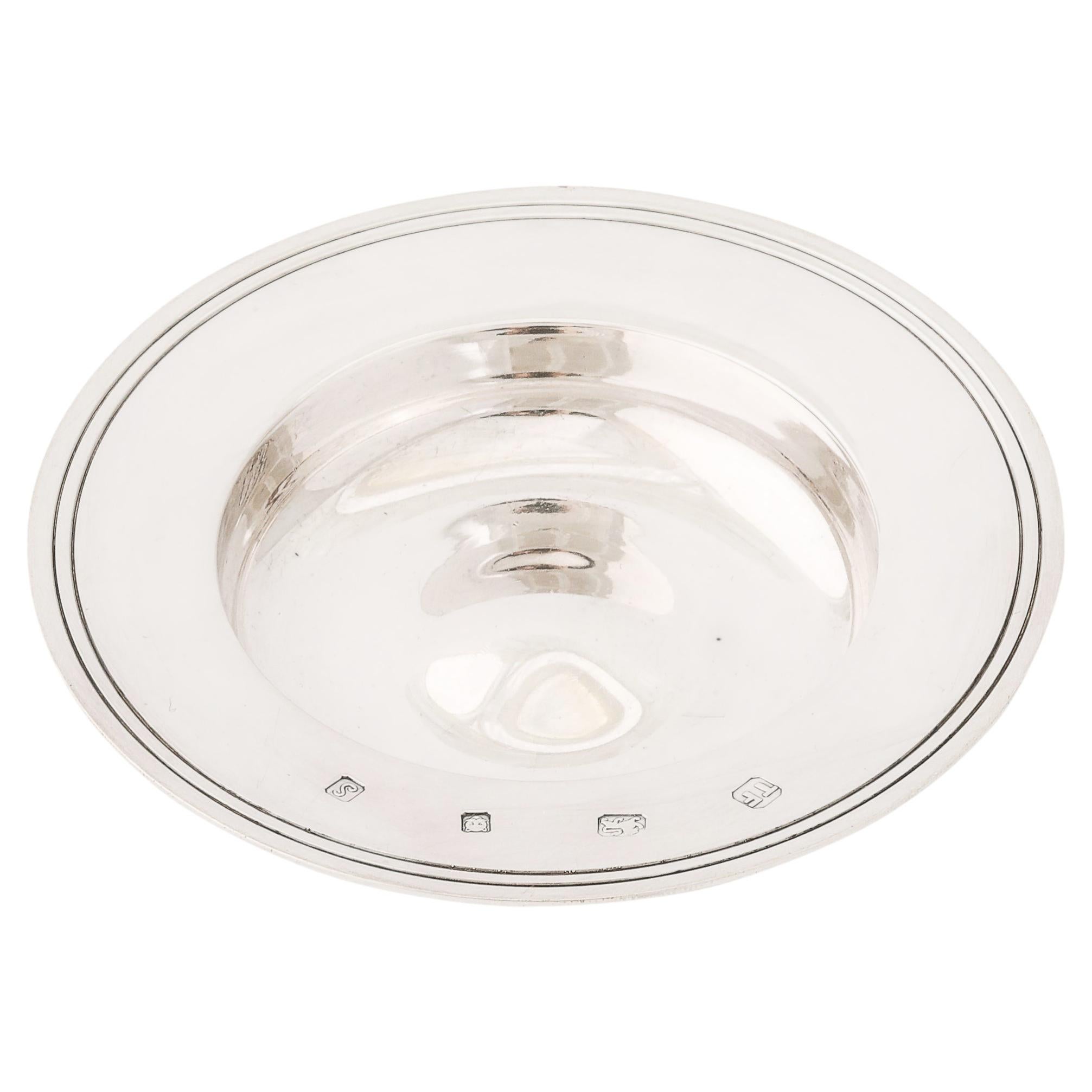 Art Deco Sterling Silver Dish signed and Hallmarked Theo Fennel