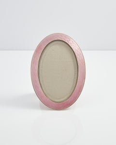 Antiguo Art Decó Plata de Ley y  Marco esmaltado Europa Circa 1920