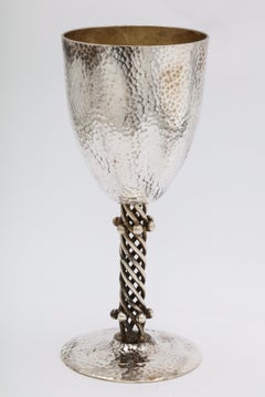 Art Deco Sterling Silver Hand-Hammered by Los Castillos