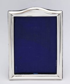 Art Deco Sterling Silver Hump-Topped Picture Frame