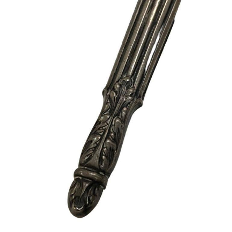 Early 20th Century Art Deco Sterling Silver Mirror & Brush Grooming Set