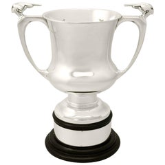 Art Deco Sterling Silver Presentation Trophy Cup