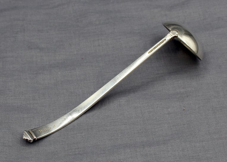 Art Deco Sterling Silver Sauce Ladle For Sale at 1stDibs